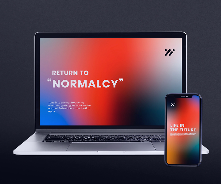 meditation app interface